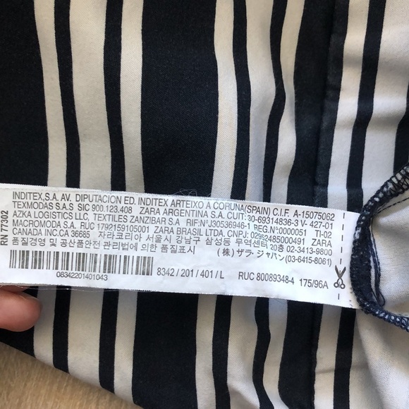 Zara Structured Long Sleeve Top Trafaluc Collection - Picture 7 of 8